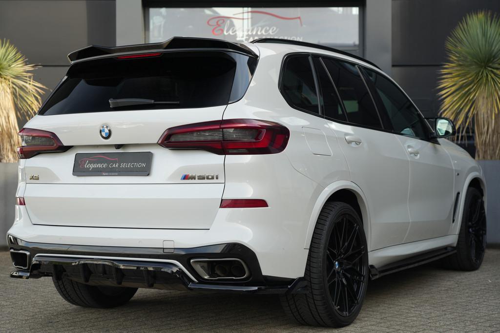 BMW X5 M50i M Sport High Executive 531pk Panoramadak/360Came, Auto's, Gebruikt, 532 pk, 4395 cc, Wit