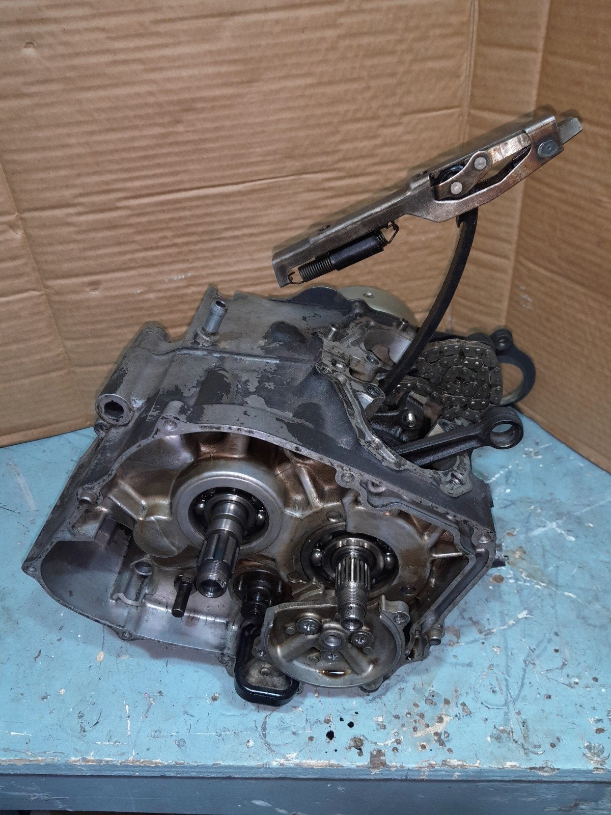 Cb 250 en cmx250 blokken, Ophalen