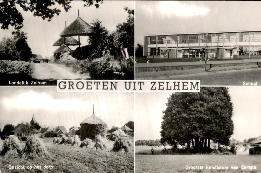 Zelhem - Ansichtkaart - Groeten uit Zelhem, Verzamelen, Ansichtkaarten | Nederland, Ophalen of Verzenden, 1960 tot 1980, Gelopen