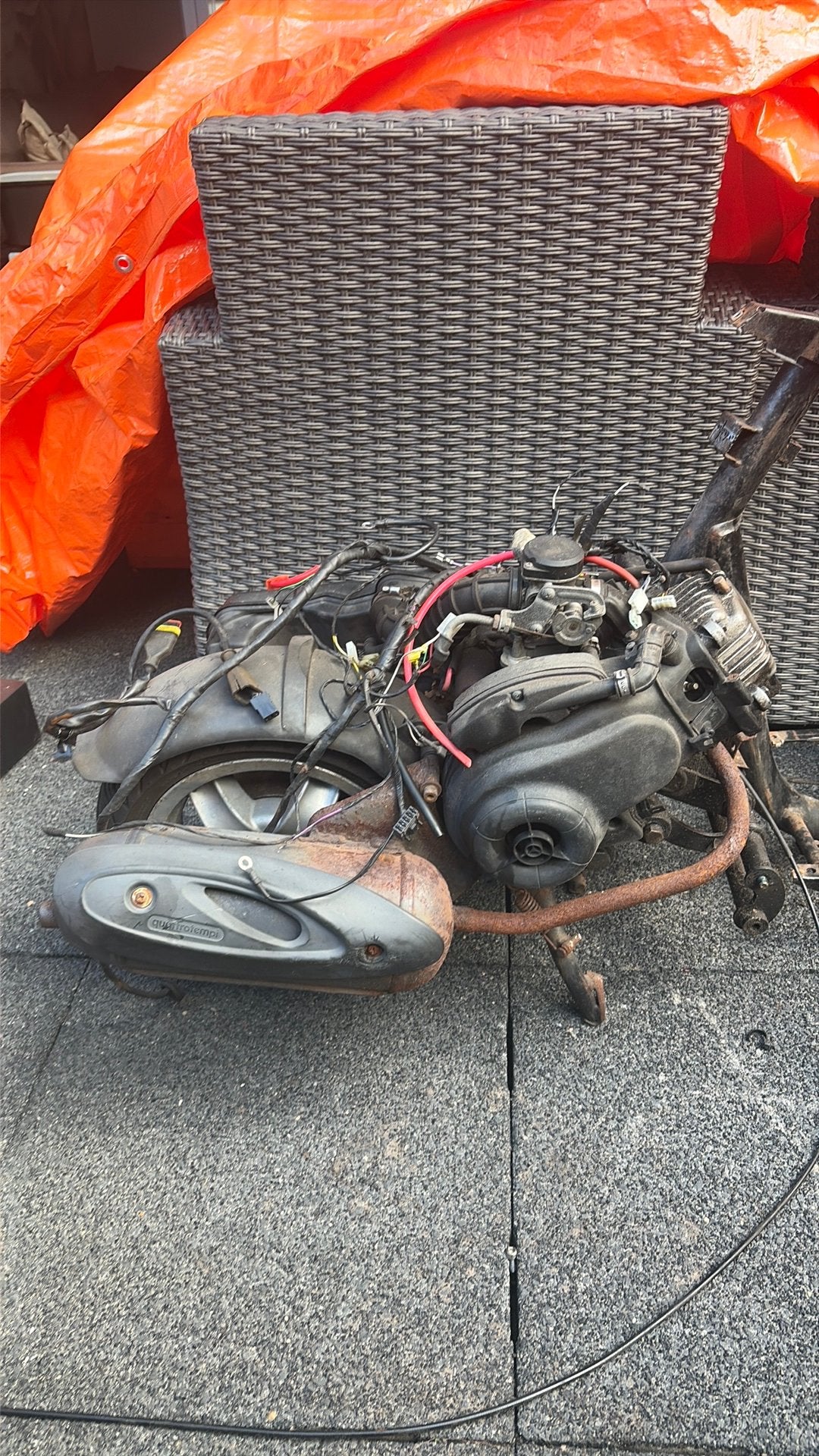 Zip 50cc 4t blok, Fietsen en Brommers, Ophalen, Zo goed als nieuw, Blok, Piaggio