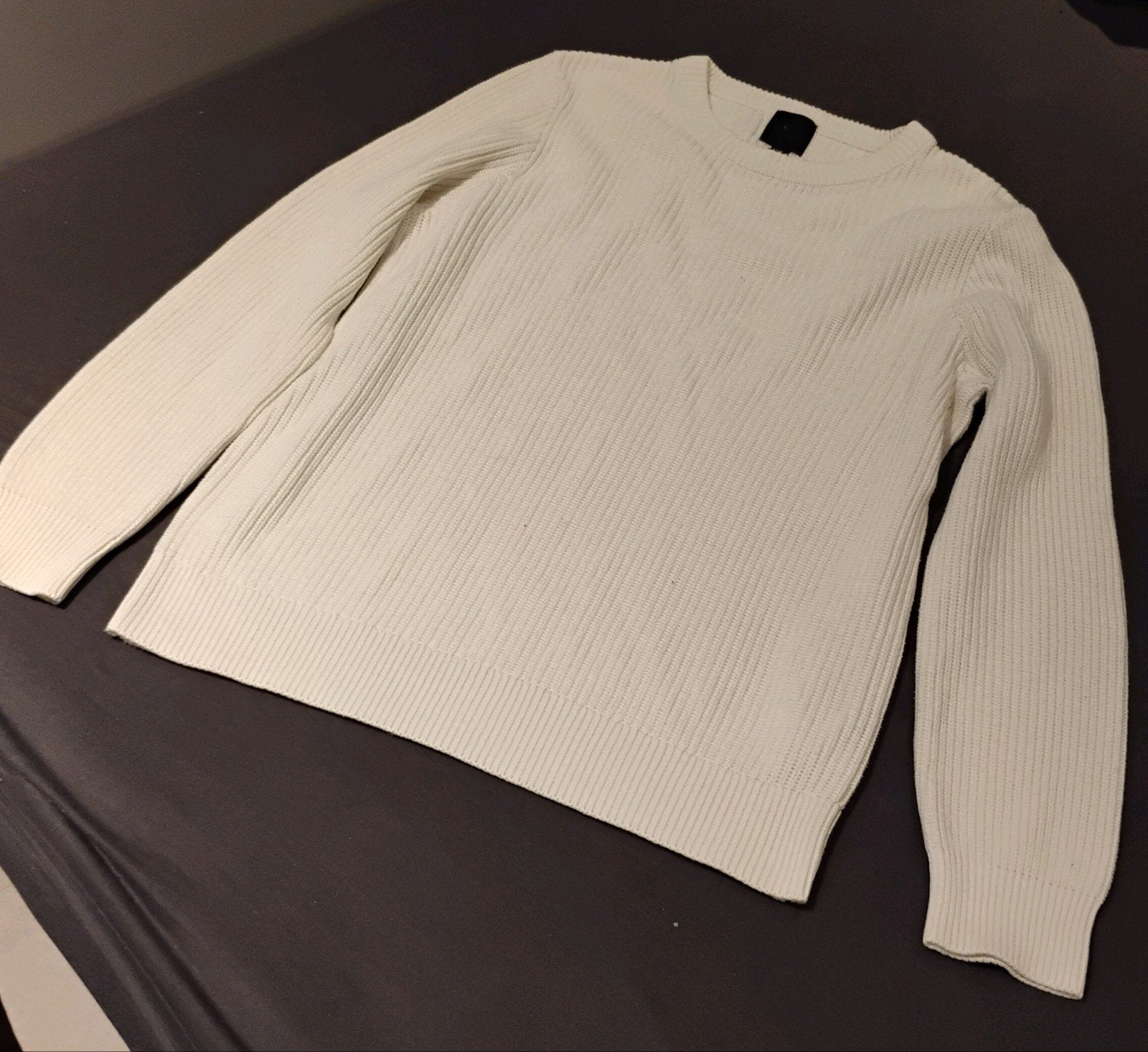 Witte gebreide trui - Maat M, Onbekend, Maat 48/50 (M), Wit, Ophalen of Verzenden