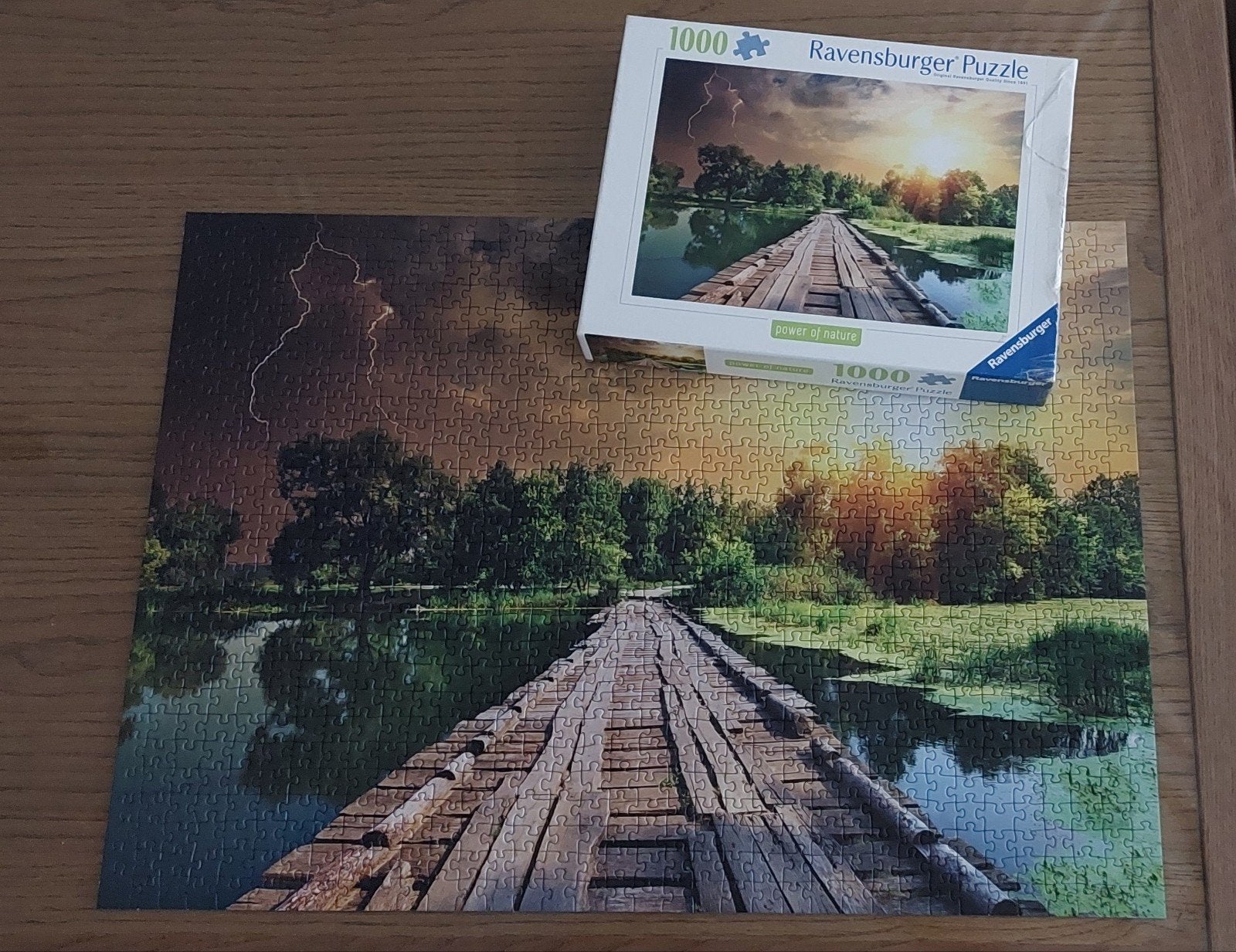 Div. puzzels: 3D, landschap, dieren (1000, 500, 550 stukje, Ophalen of Verzenden, 500 t/m 1500 stukjes, Gebruikt, Legpuzzel