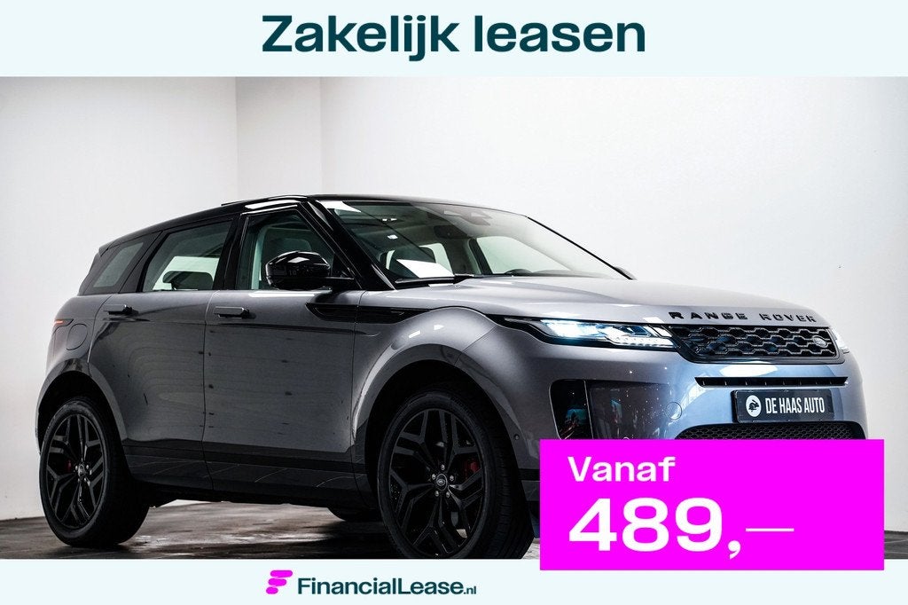 Land Rover Range Rover Evoque 1.5 P300e AWD S|Pano dak|Trekh, Automaat, 309 pk, Zwart, Automatische klimaatregeling