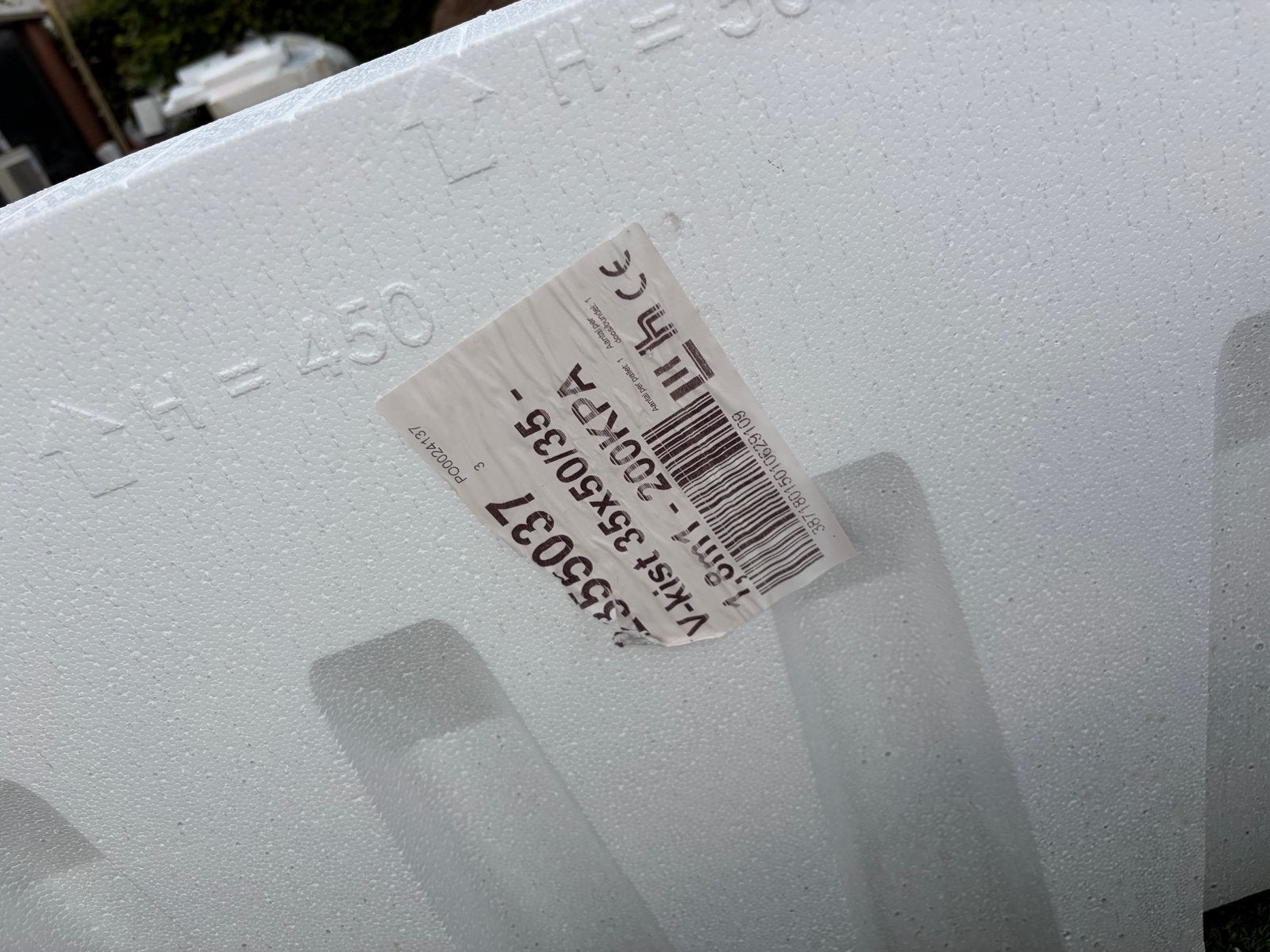 Nieuwe V-kist 35x50/35 - 1.8m1 - 200KPA, Ophalen, Nieuw