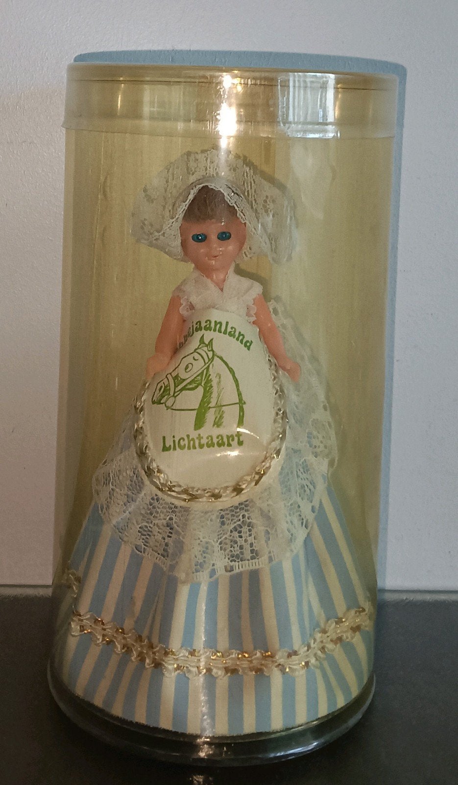 Vintage Bobbejaanland poppetje souvenir Lichtaart, Ophalen of Verzenden, Nieuw, Pop