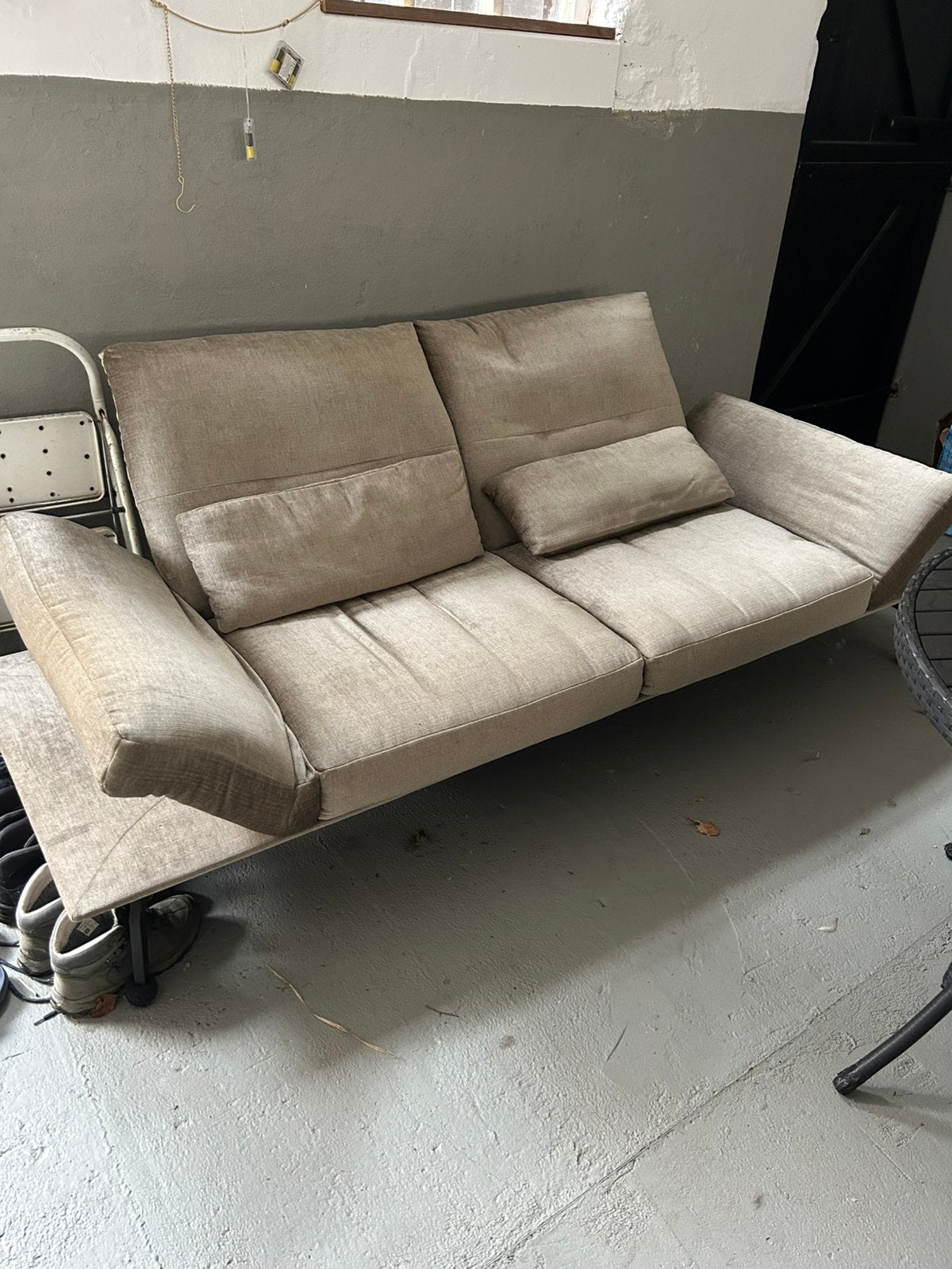 Zeer mooie bank , merk Musterring, Huis en Inrichting, Ophalen, Driepersoons, Lounge / strak, Zo goed als nieuw