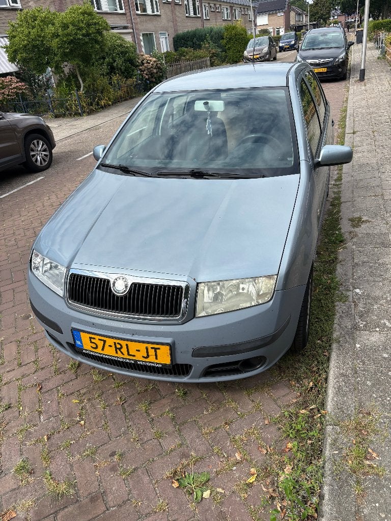 Skoda Fabia 1.4 55KW 2005 Grijs, Voorwielaandrijving, 4 cilinders, Origineel Nederlands, Grijs