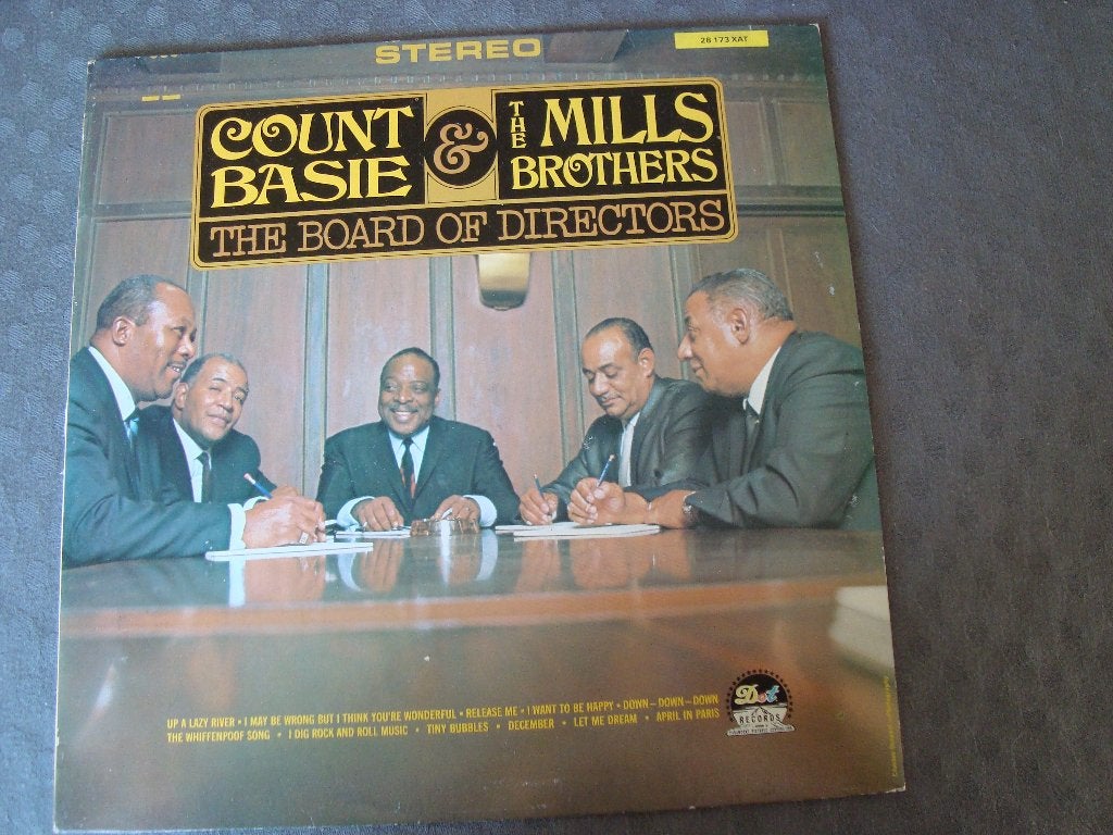 Count basie &amp; mills brothers the board of directors, Ophalen of Verzenden, Zo goed als nieuw, 12 inch