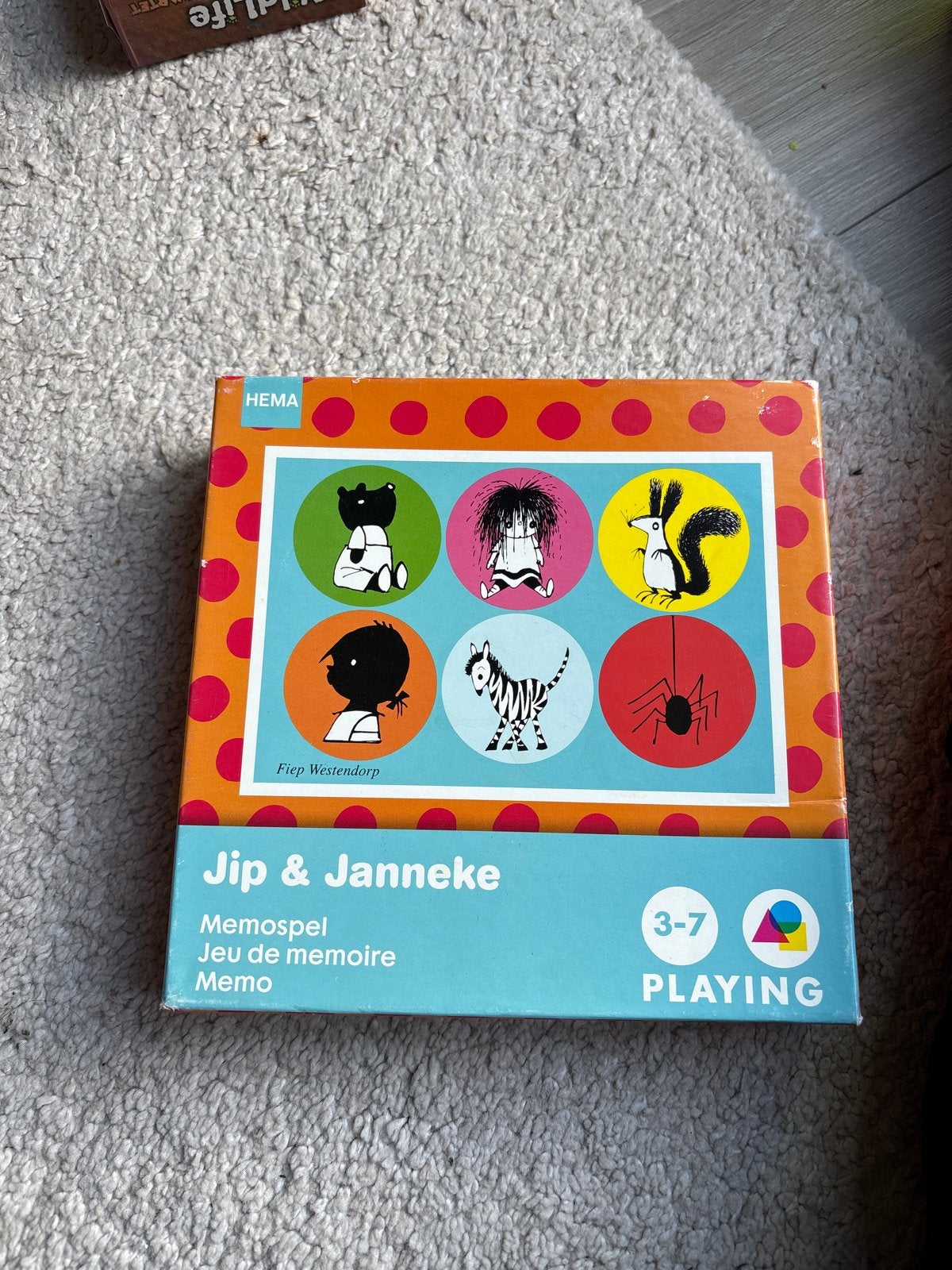 Jip & Janneke Memospeel van HEMA, Een of twee spelers, Ophalen of Verzenden, Gebruikt
