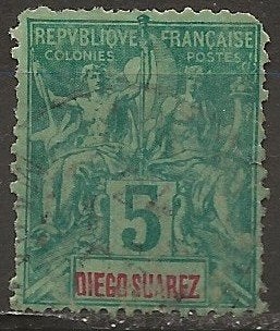 Diego Suarez, Ophalen of Verzenden, Overige landen, Gestempeld