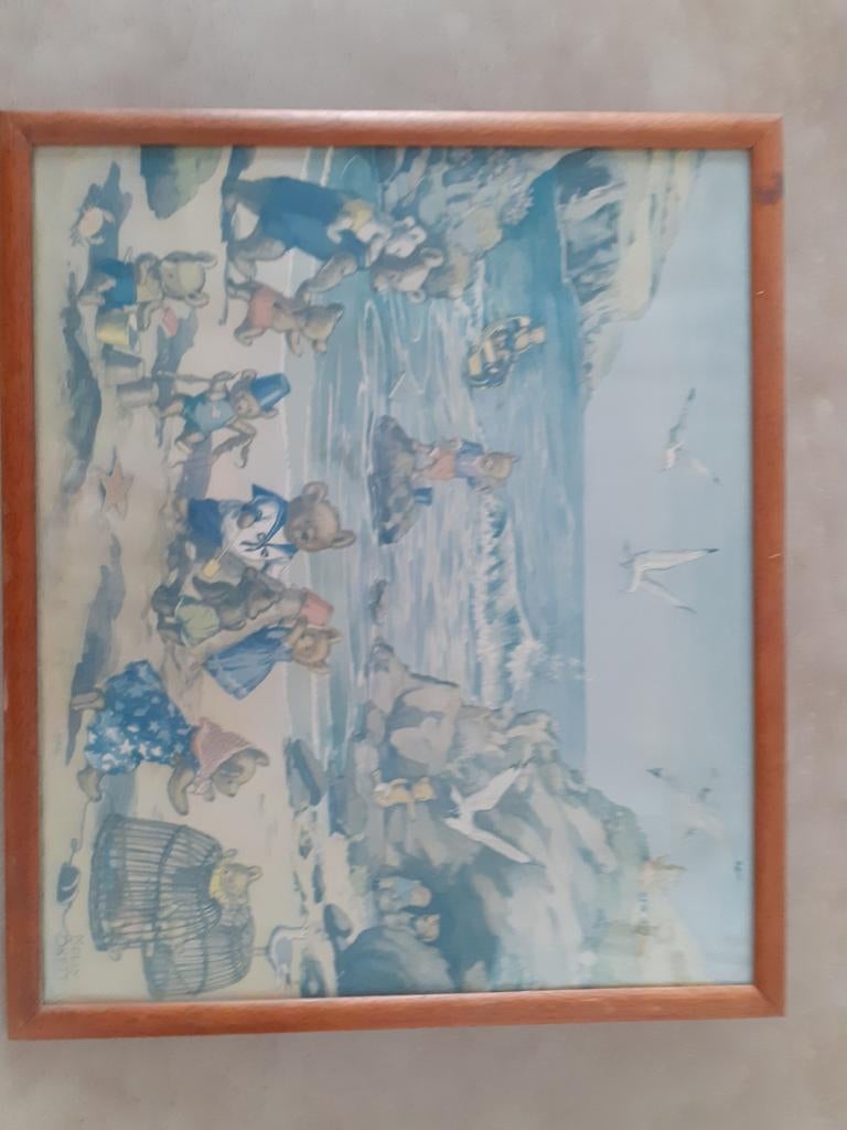Vertelplaat kleuterschool., Antiek en Kunst, Ophalen