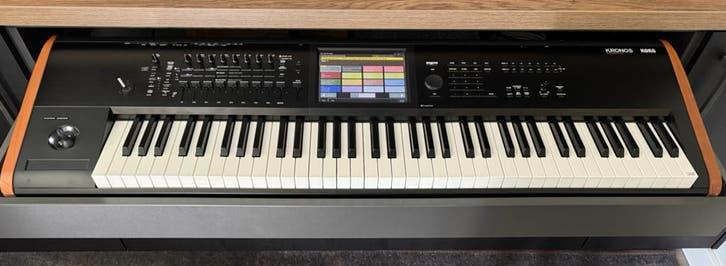 KORG Kronos 2 73 - Krachtig Workstation Keyboard, Muziek en Instrumenten, Ophalen, Korg, Zo goed als nieuw, Aanslaggevoelig