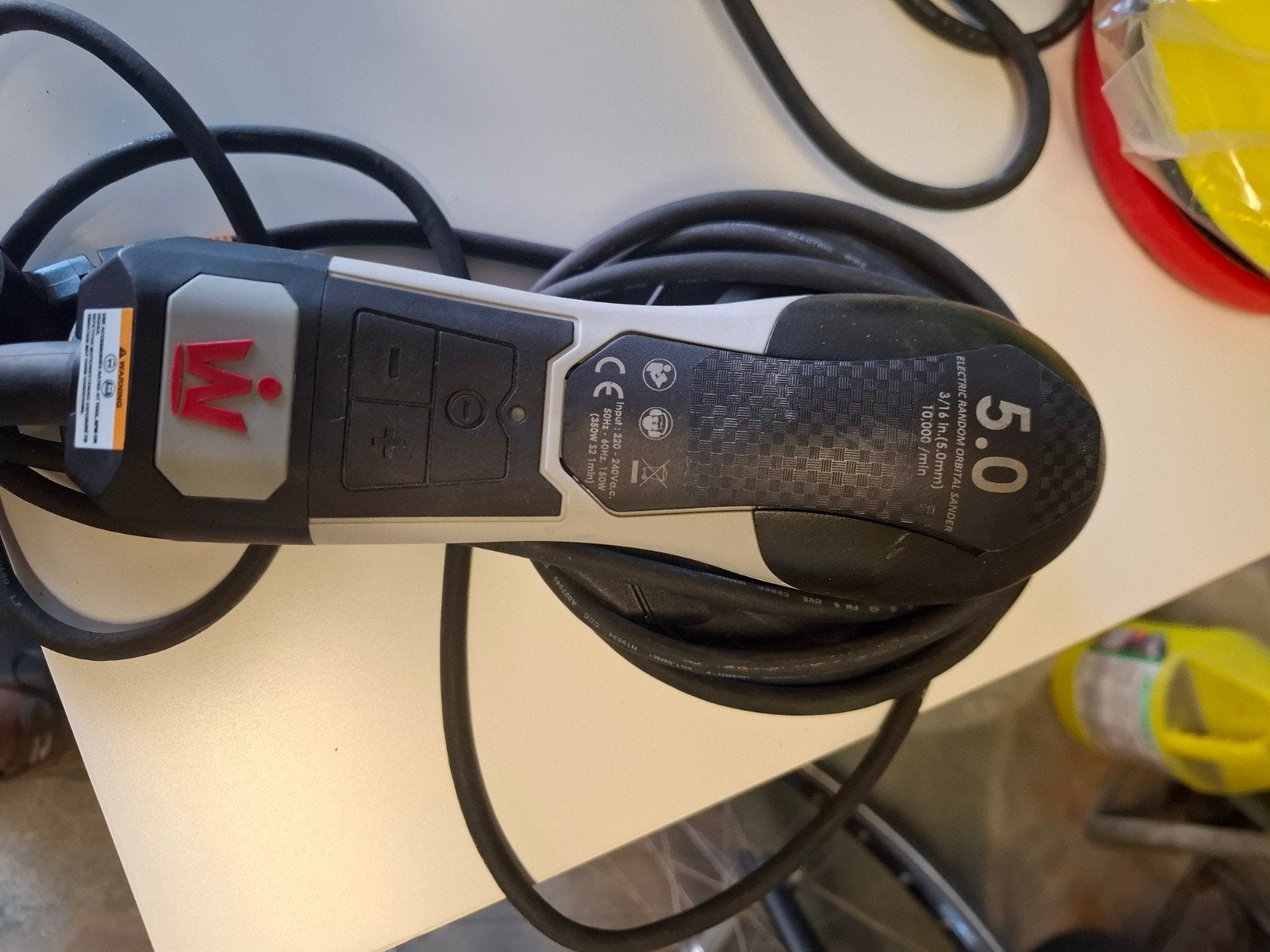 Wibeco Excentrische Schuurmachine 150mm - Demo (Z.G.A.N.), Doe-het-zelf en Verbouw, Gereedschap | Schuurmachines, Ophalen, Minder dan 600 watt