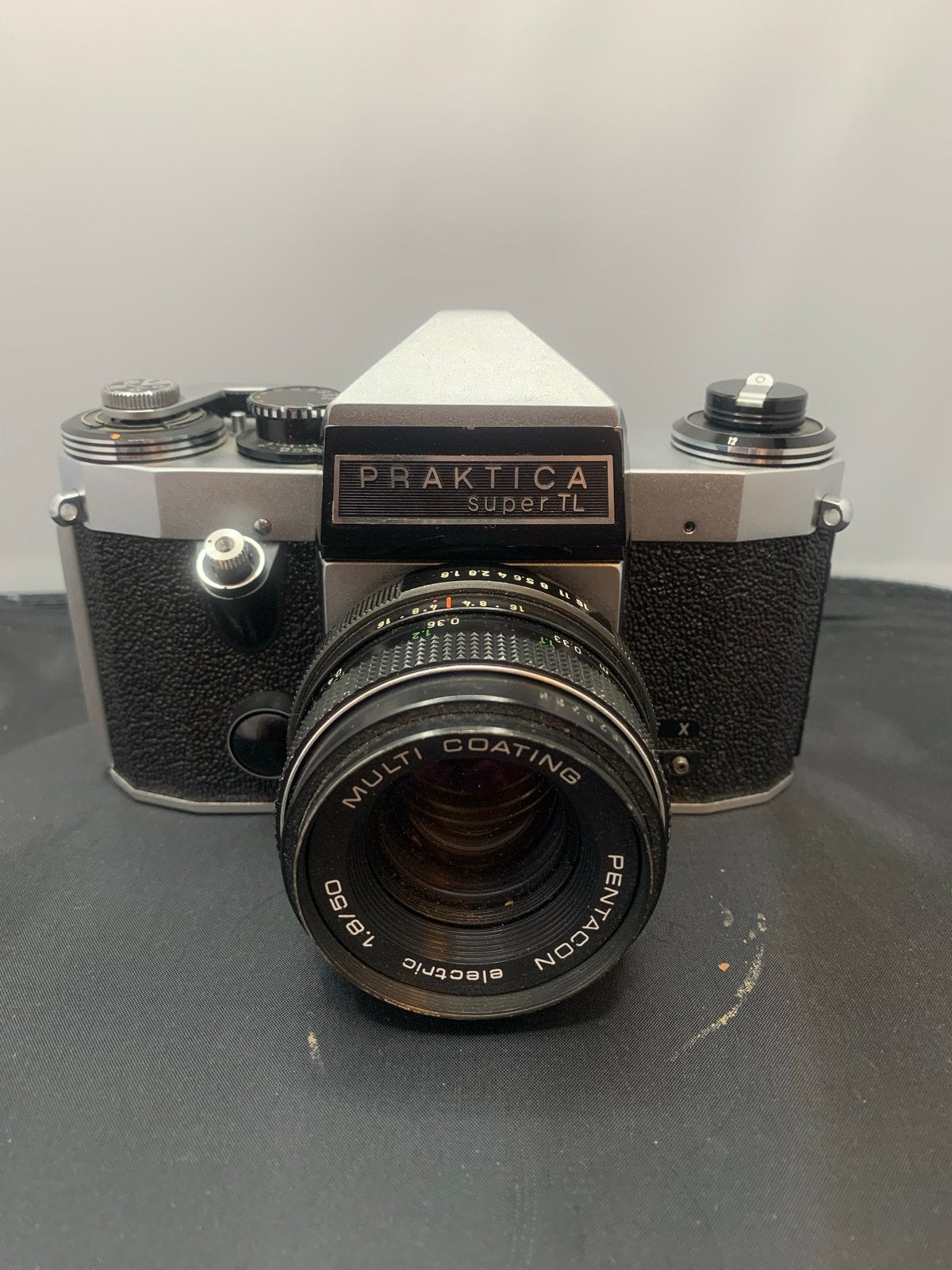 Praktica Super TL Spiegelreflexcamera met Pentacon lens, Ophalen of Verzenden, Gebruikt, Spiegelreflex, Overige Merken