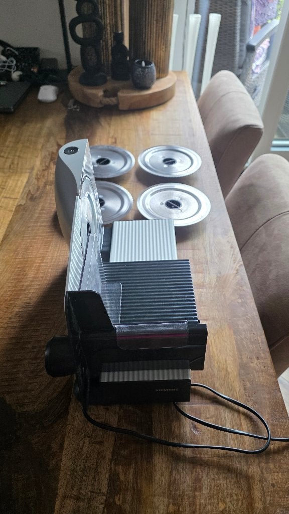 Siemens elektrische snijmachine  incl 3 extra  messen, Ophalen, Gebruikt, Metaal, Snijmachine