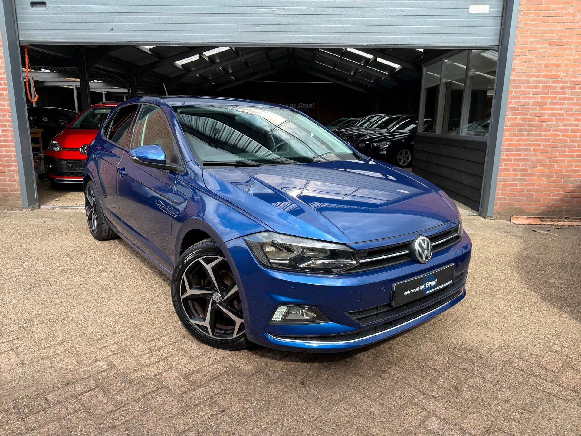Volkswagen Polo 1.0 TSI Highline|CRUISE/PDC/NAVI/SIDE-ASS/, Auto's, Volkswagen, Voorwielaandrijving, Euro 6, Blauw, Origineel Nederlands