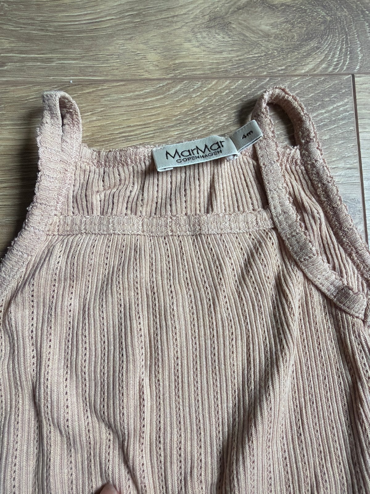 MarMar Copenhagen romper, lichtroze, maat 4m, Ophalen of Verzenden, Gebruikt, Meisje