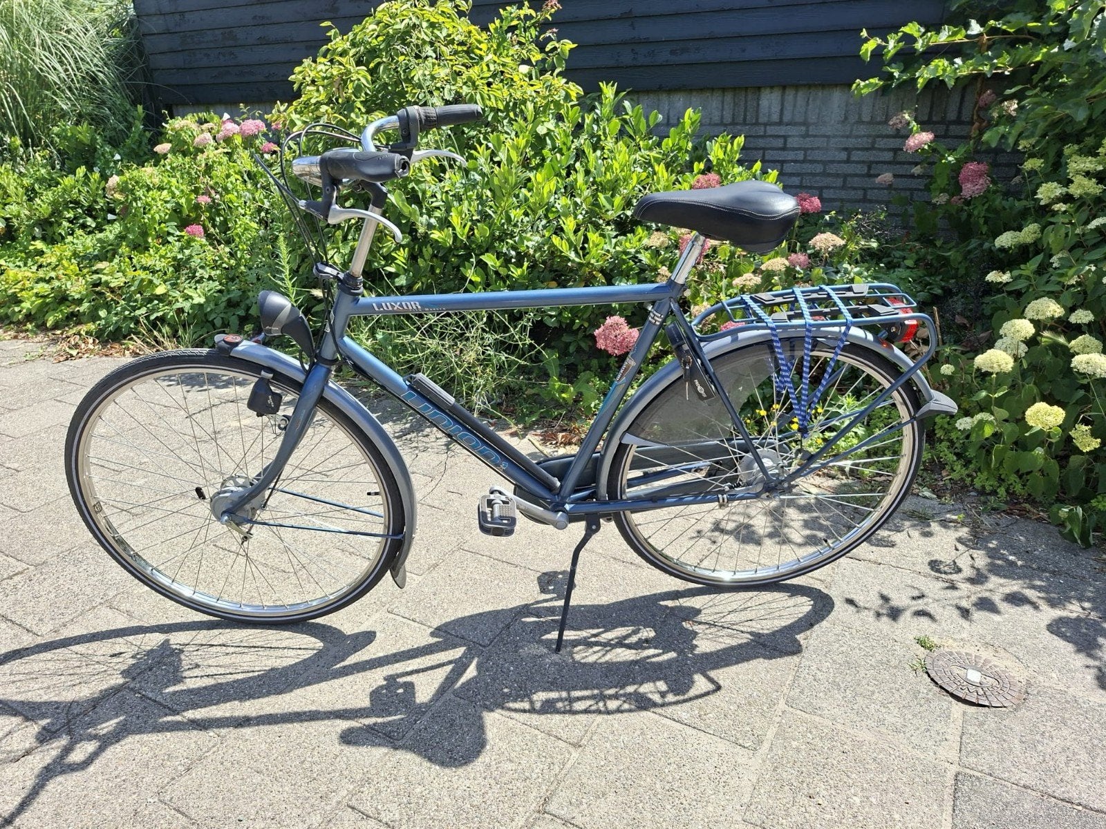 Union heren fiets  z.g.a.n, Versnellingen, 56 cm of meer, Zo goed als nieuw, Trommelrem