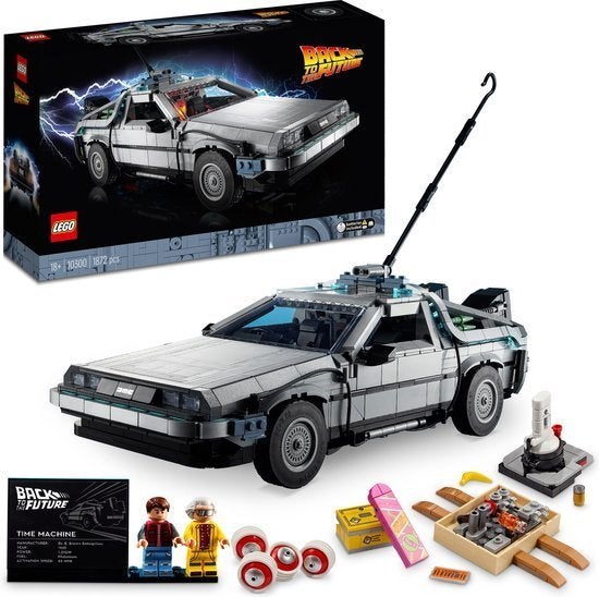 LEGO Back to the Future Time Machine - 10300, Inclusief instructies, Lego, Ophalen of Verzenden, Zo goed als nieuw