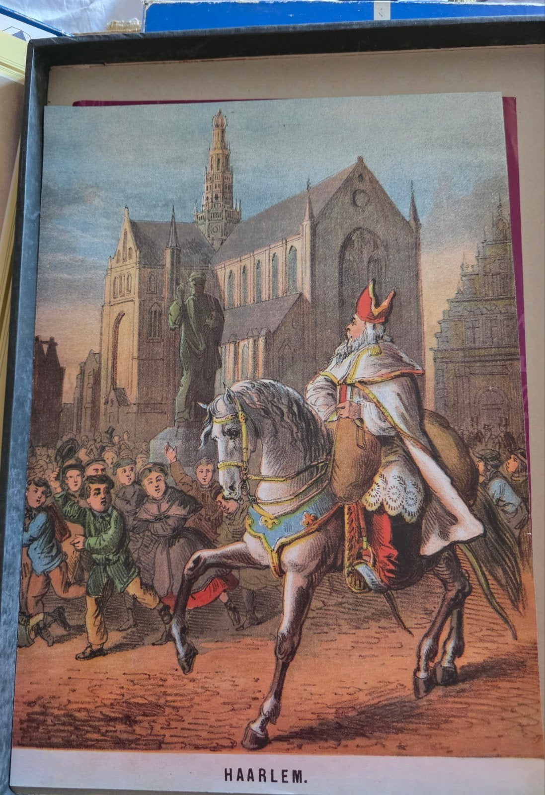 poster Sinterklaas in Haarlem, Ophalen of Verzenden