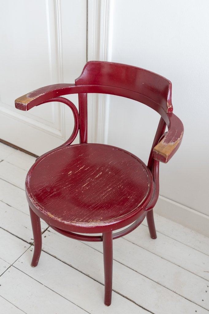 Vintage Thonet-stijl Stoel, Antiek en Kunst, Antiek | Meubels | Stoelen en Banken, Ophalen