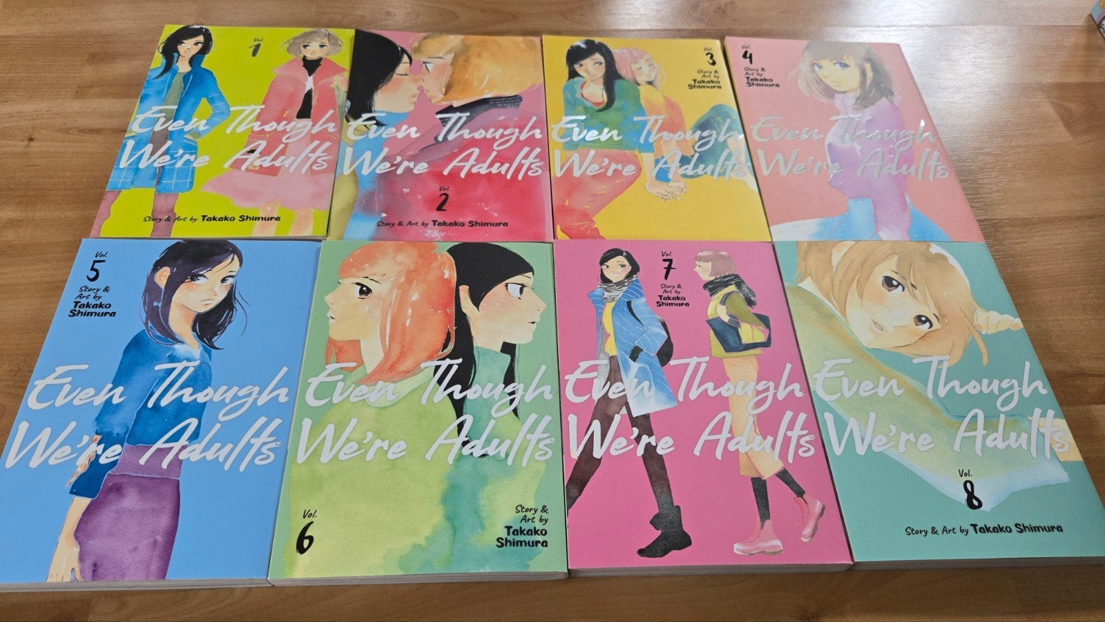 Even Though We're Adults Manga Volume 1-8, Boeken, Ophalen of Verzenden, Zo goed als nieuw, Japan (Manga), Takako Shimura