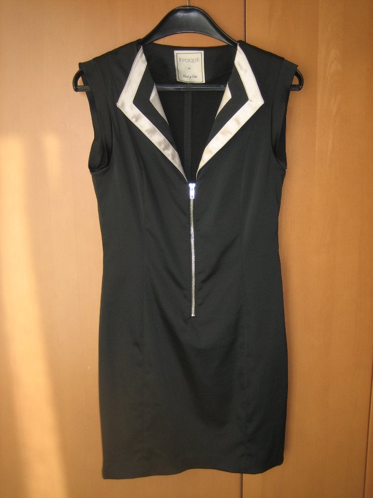 Chique zwart jurkje EPOQUE by Edith & Ella, 36-38 snazzeys, Maat 38/40 (M), Verzenden, Zwart, Nieuw