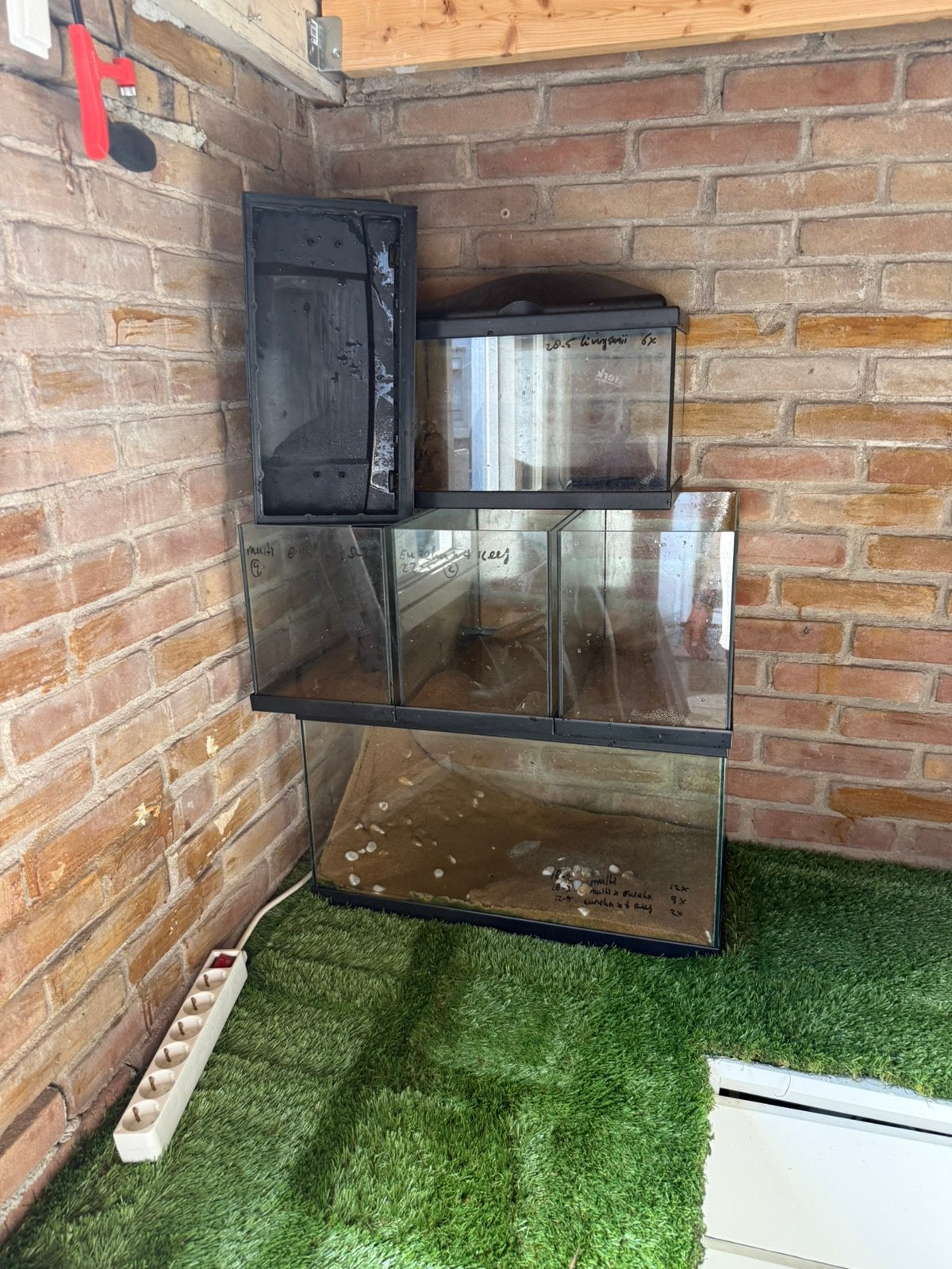 Aquariums en toebehoren ., Ophalen, Gebruikt, Leeg aquarium
