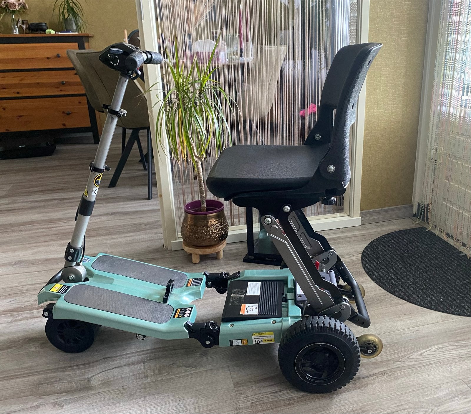 LUGGIE ELITE  scootmobiel + thuislaadstation | Accu prima, Ophalen, Gebruikt, 10 km/u of minder
