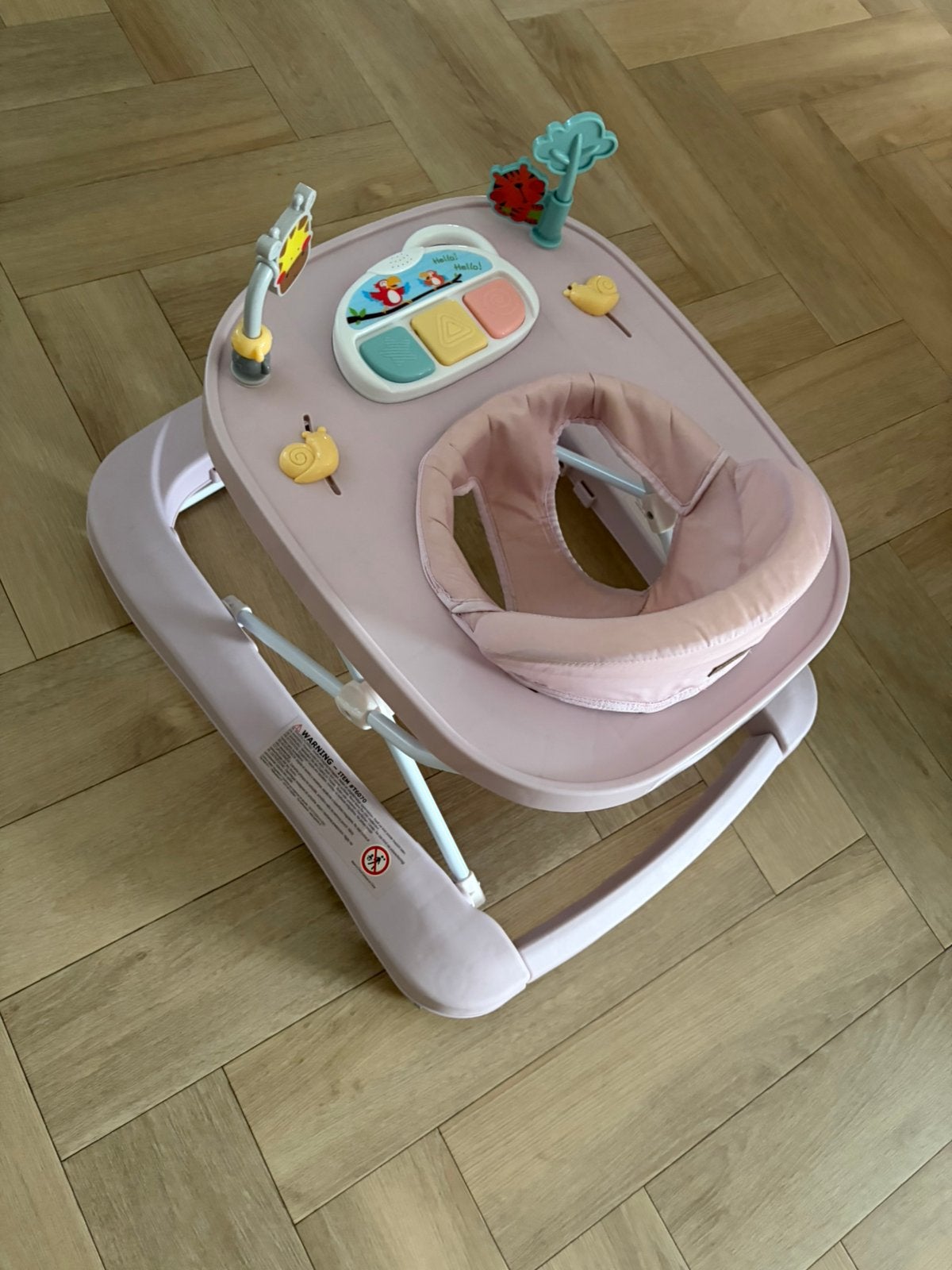 Loopstoel, Kinderen en Baby's, Speelgoed | Babyspeelgoed, Ophalen, Zo goed als nieuw, Overige typen, Met licht