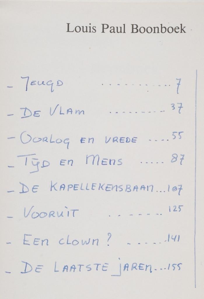 Louis Paul Boon boek (1981), Gelezen, België, Verzenden, Herwig Leus