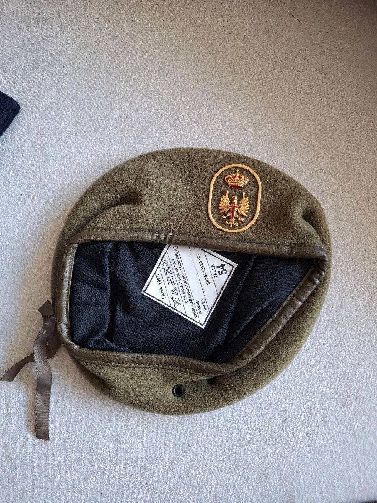 Spaanse baret, Ophalen of Verzenden, Landmacht, Overige gebieden, Helm of Baret