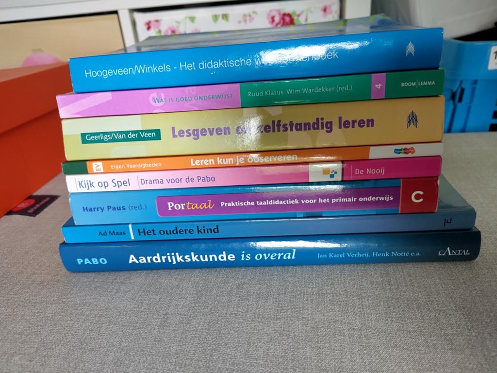Pabo studieboeken, Boeken, Partijen en Verzamelingen, Ophalen of Verzenden, Gelezen, School, Studie en Wetenschap