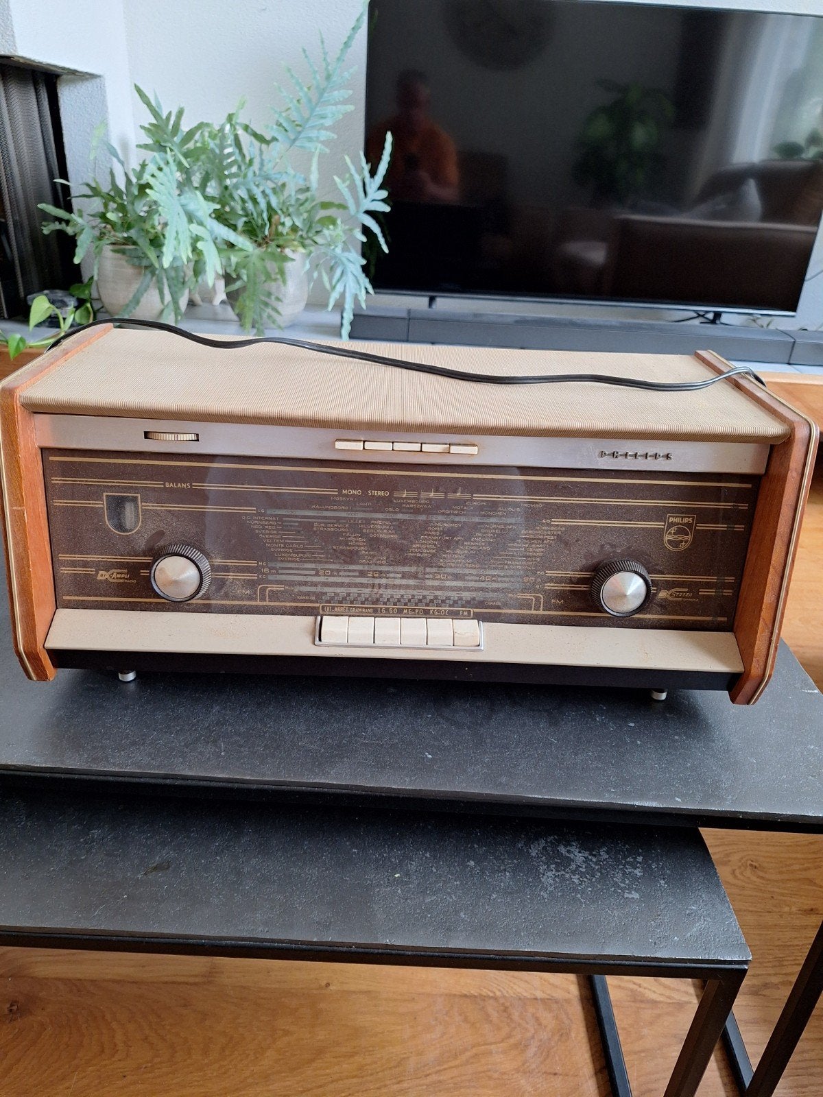 Vintage Philips Radio - Jaren '60 Design, Ophalen, Gebruikt, Radio