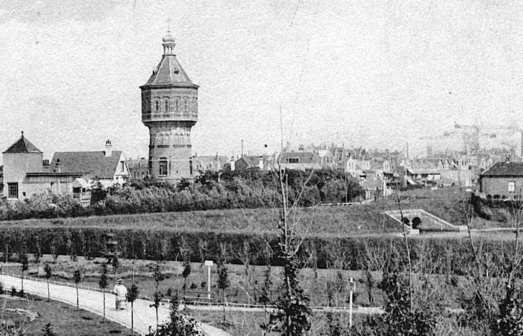 700718 Vlissingen 1913 Zeeland Park Villa Gelopen met zegel, Ophalen of Verzenden, Voor 1920, Gelopen, Zeeland