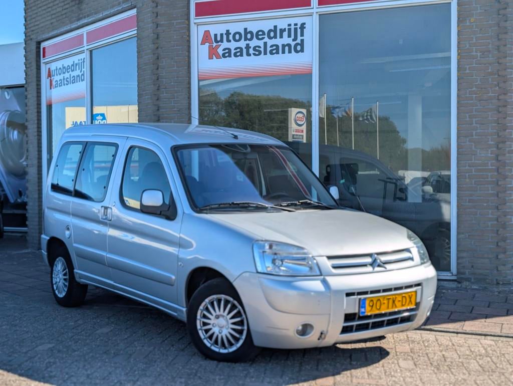 Citroen Berlingo 1.6i Multispace Attraction - Airco - Schuif, Auto's, Citroën, Stof, Gebruikt, Zwart, Origineel Nederlands