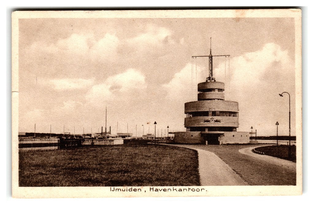 IJmuiden, Havenkantoor, Verzenden, 1940 tot 1960, Gelopen, Noord-Holland