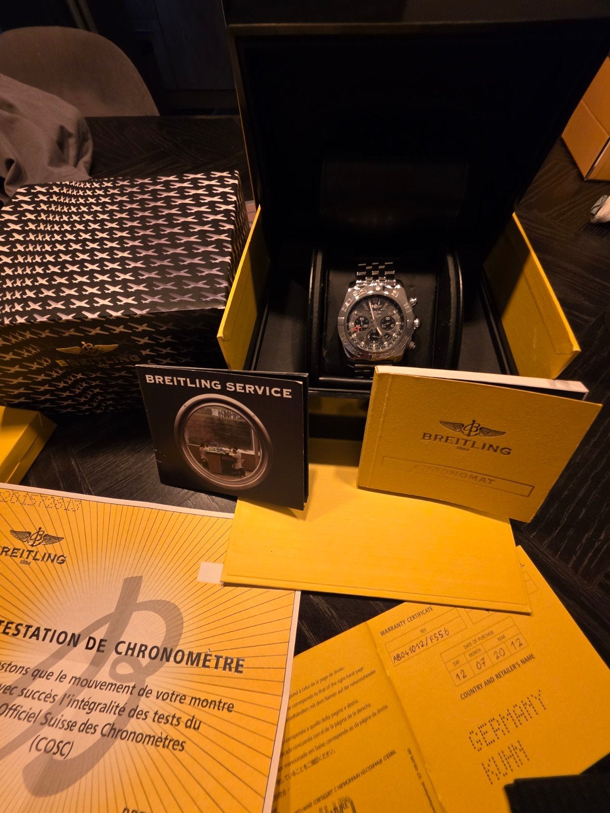 Breitling Chronomat GMT AB410412– 47mm – Full Set, Sieraden, Tassen en Uiterlijk, Horloges | Heren, Staal, Staal, Breitling, Polshorloge