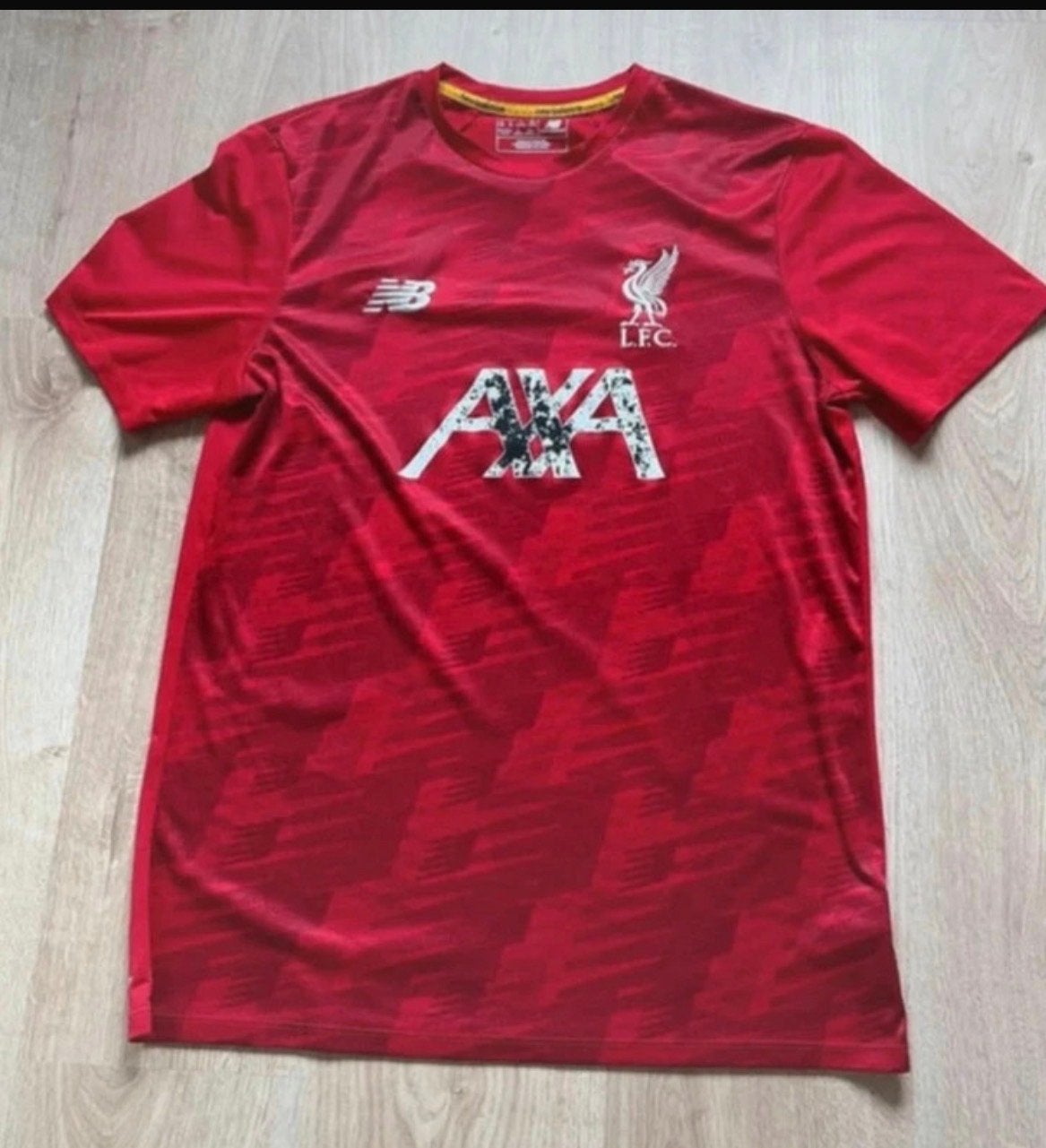 Liverpool Thuisshirt New Balance Maat L, Kleding | Heren, Verzenden, Gedragen, Maat 52/54 (L), Rood