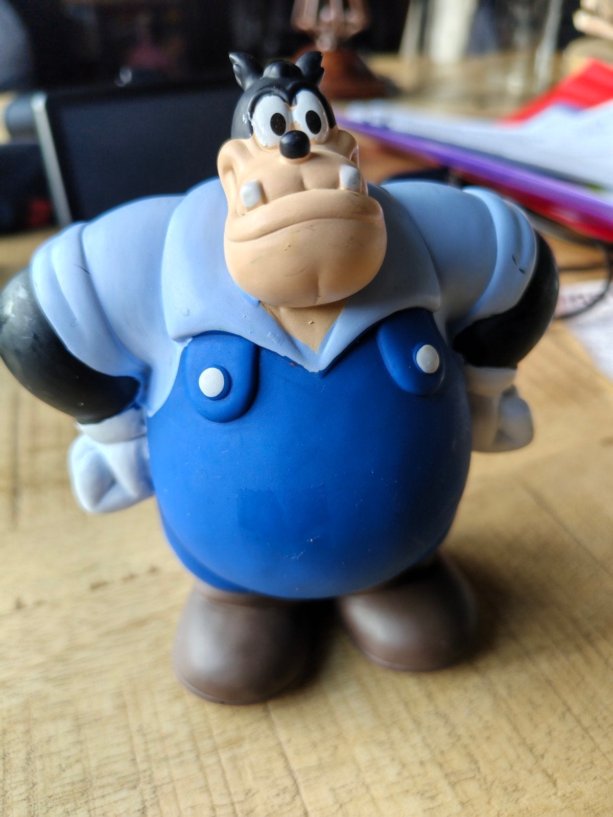 Karel Paardepoot (Peg-Leg Pete) Disney figuur, Ophalen of Verzenden, Gebruikt