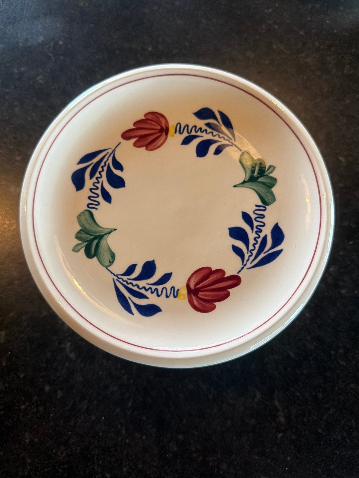 Brabants boerenbont, gebaksbordjes, Antiek en Kunst, Ophalen