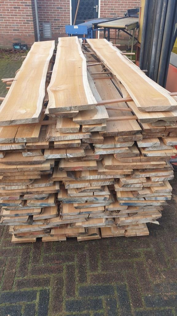Teak schaaldelen gedroogd., Doe-het-zelf en Verbouw, Hout en Planken, Ophalen