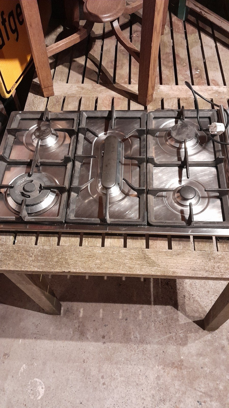 Smeg gaskookplaat - Compleet en ongebruikt, Witgoed en Apparatuur, Ophalen, Inbouw, Gas, 5 kookzones of meer