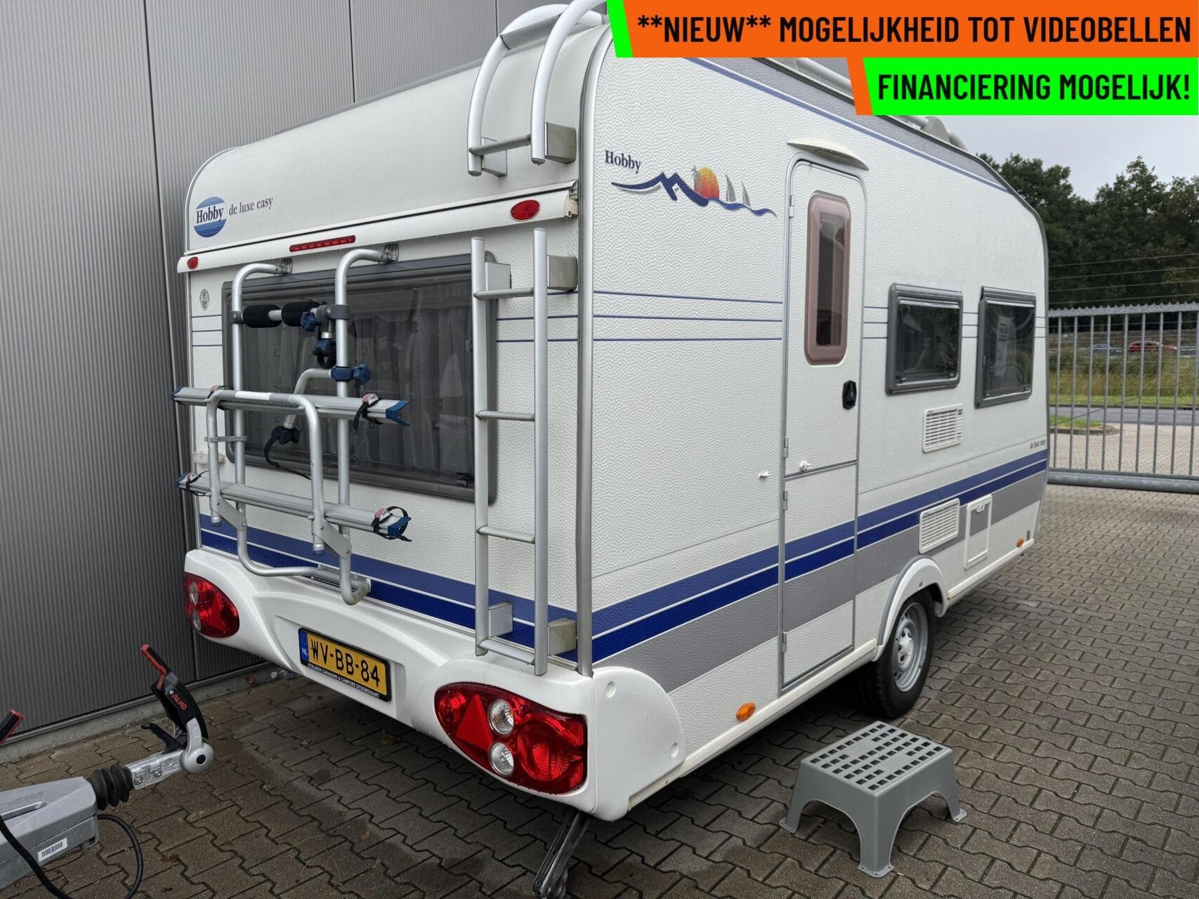 Hobby 400 KB KB DE LUXE, STAPELBED, VOORTENT + LUIFEL + AANB, Caravans en Kamperen, Hobby, Bedrijf, 750 - 1000 kg, 5 tot 6 meter