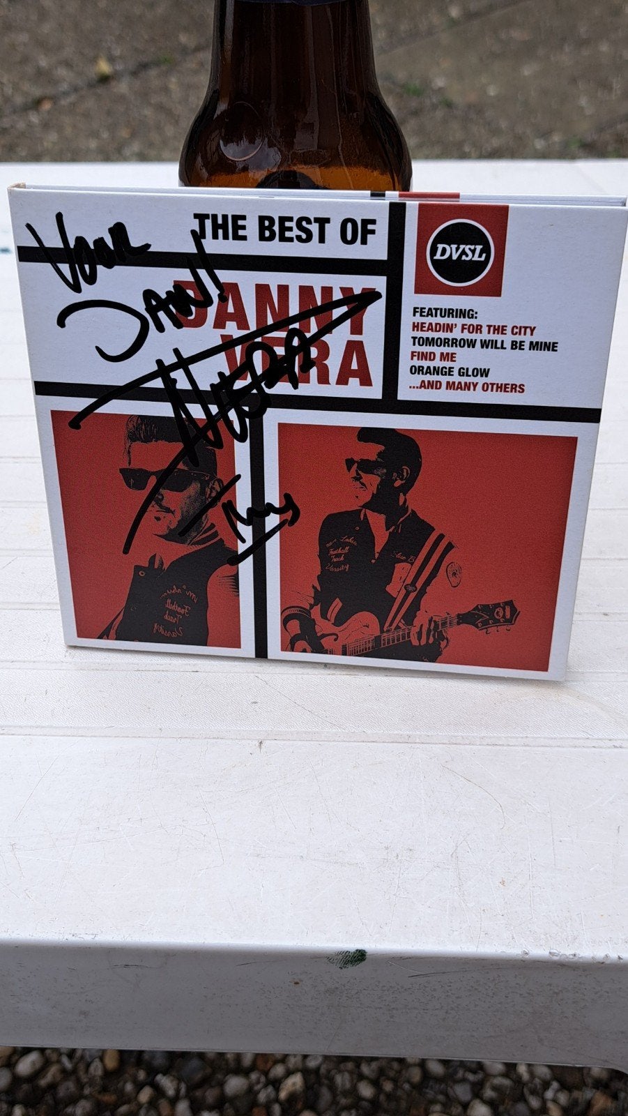 Cd the best of Danny Vera, Pop, Ophalen of Verzenden, Zo goed als nieuw, Gesigneerd