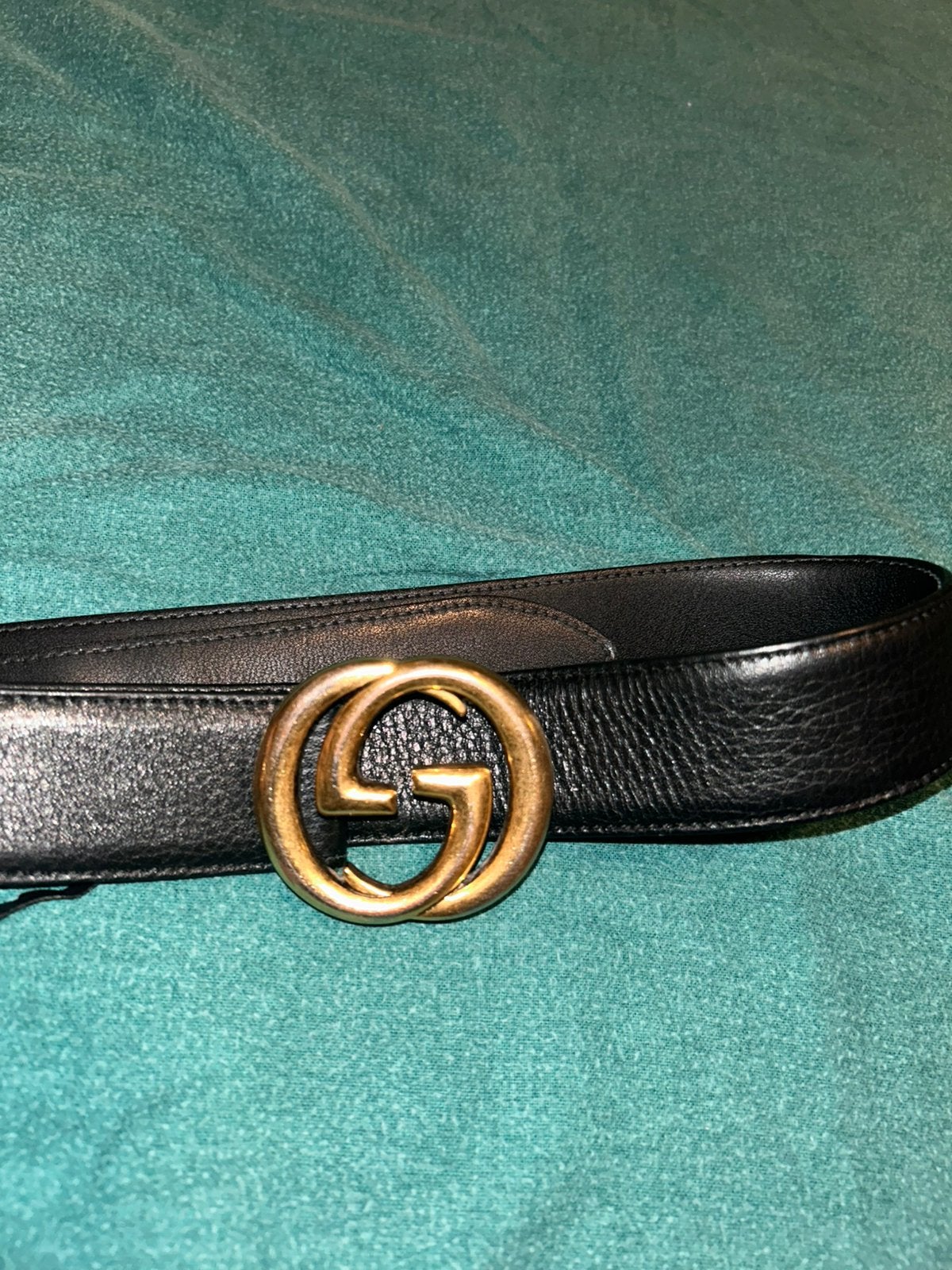 Gucci riem, Ophalen, Zo goed als nieuw, Zwart