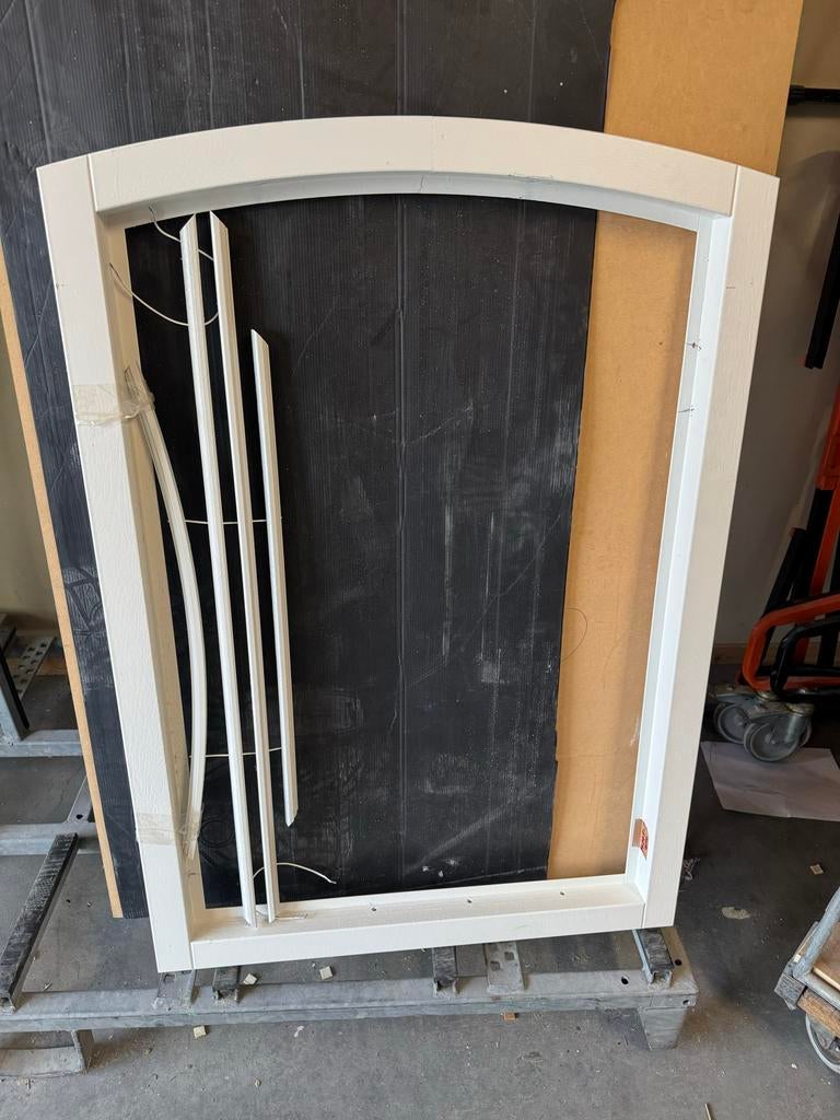 Raam incl. HR++ glas en glaslatten - Nieuw, Ophalen, Nieuw, Gevelraam of Ruit, Dubbelglas