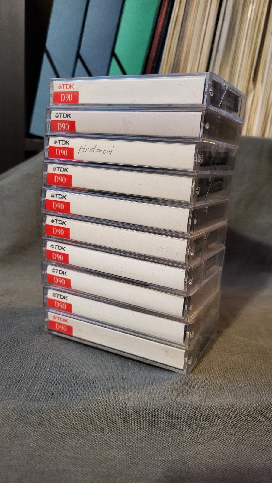 10x TDK D90 2x 45min Type I (FE) audio cassette, Cd's en Dvd's, Gebruikt, 2 t/m 25 bandjes, Ophalen of Verzenden, Voorbespeeld