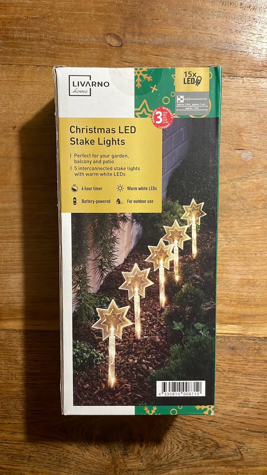 LED stake lights voor in de tuin; nieuw!, Tuin en Terras, Kunststof, Minder dan 50 watt, Overige typen, Ophalen of Verzenden