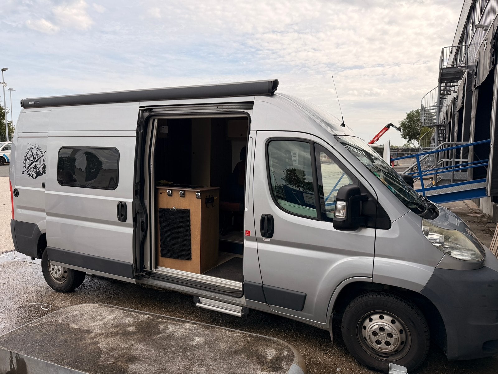 Fiat Ducato camperbus 2010, luchtvering, off grid, Ophalen, Gebruikt, Tot en met 2
